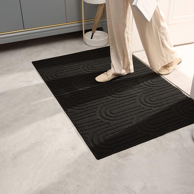 GRANNY SAYS Indoor Doormat, 20" x 32", Non-Slip Front Door Mats, Outdoor Welcome Mat Washable, Low Profile Indoor Door Mats for Entryway, Floor Inside Back Door Mats