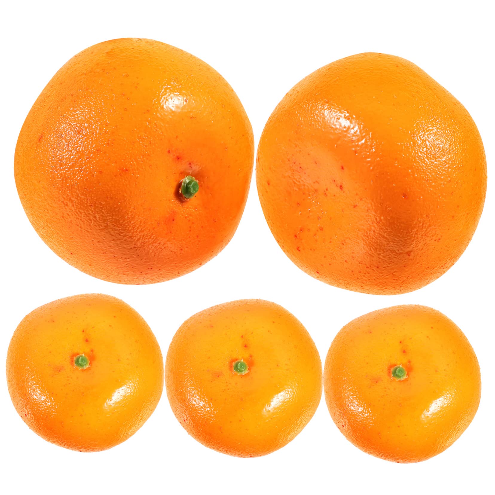 TOPBATHY 20stücke Künstliche Orangen Dekorationen Realistische Faux Früchte Für Heim Party Fotografie Modell Für Lernzwecke