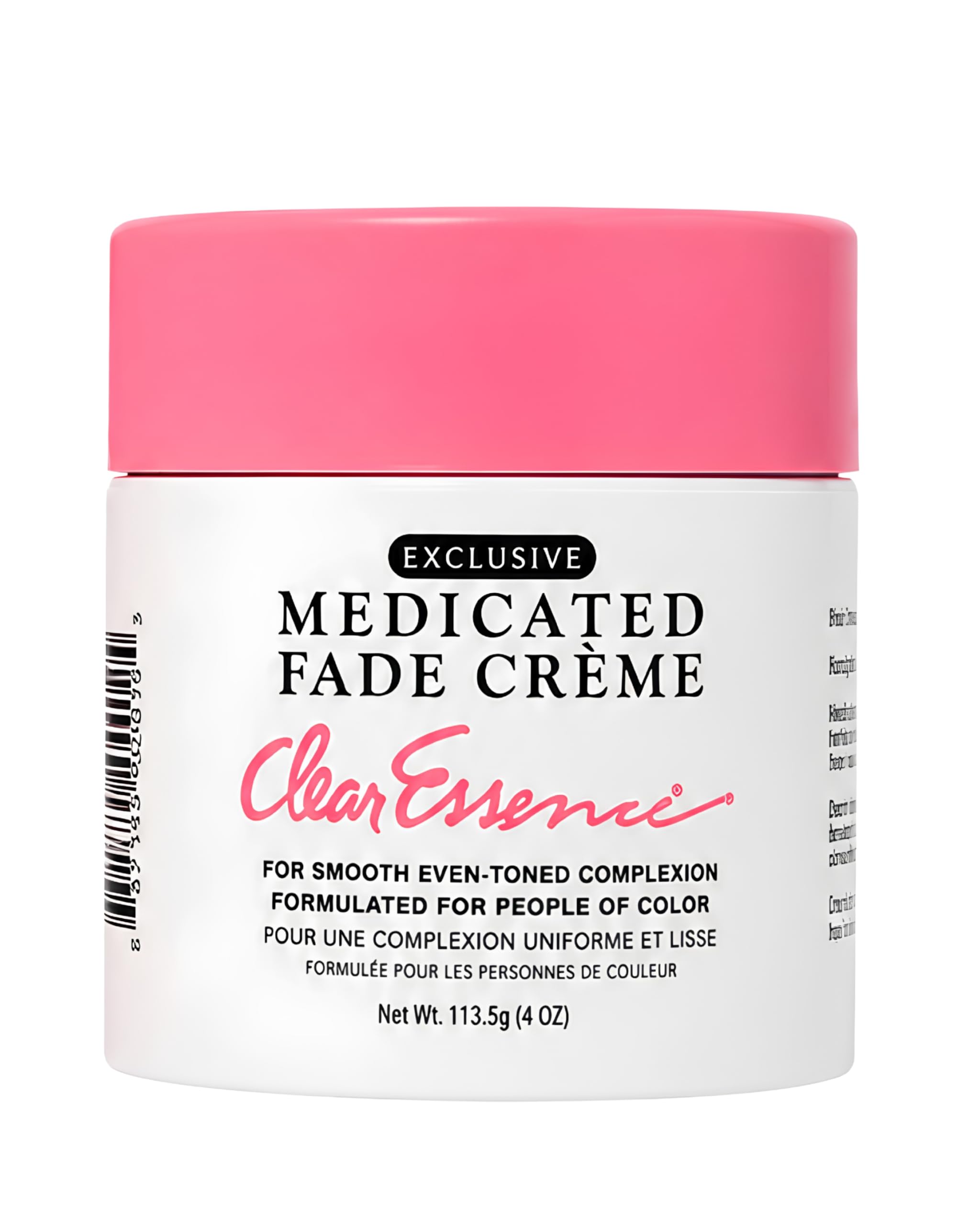 Clear Essence Exclusive Medicated Fade Creme, 4 oz, with Niacinamide & Vitamin C