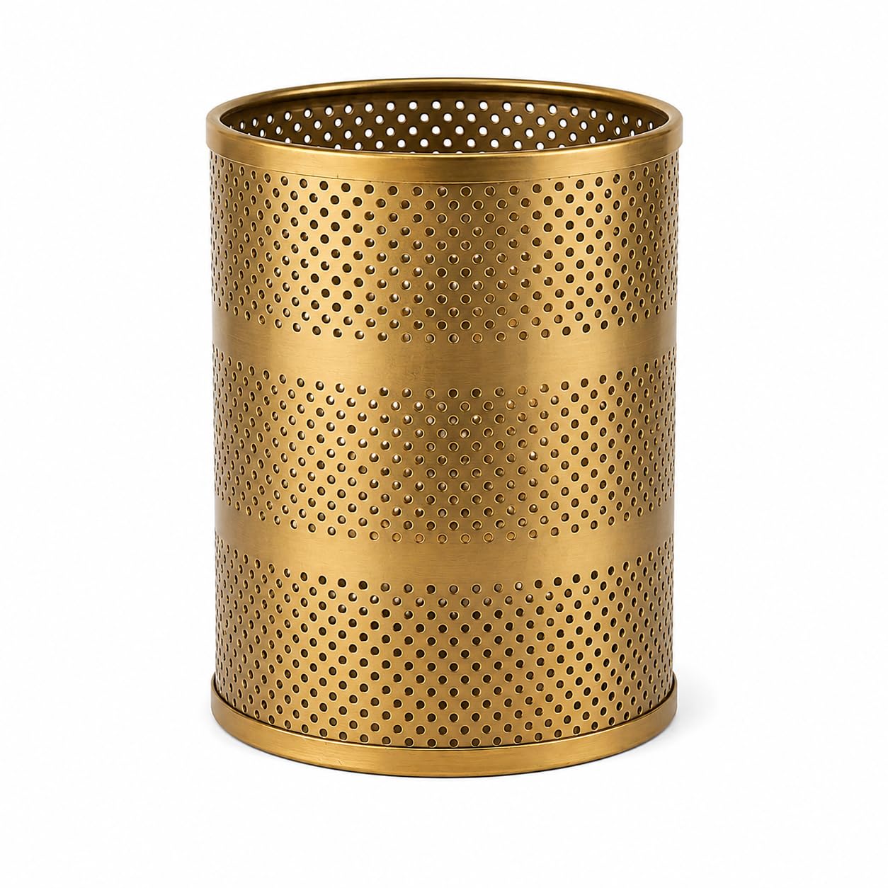 Pure Source India 5 Inch Perforated Metal Wind Protector Cover for Akhand Jyot | Safety Guard for Temple, Puja Room & Outdoor Use-image-7