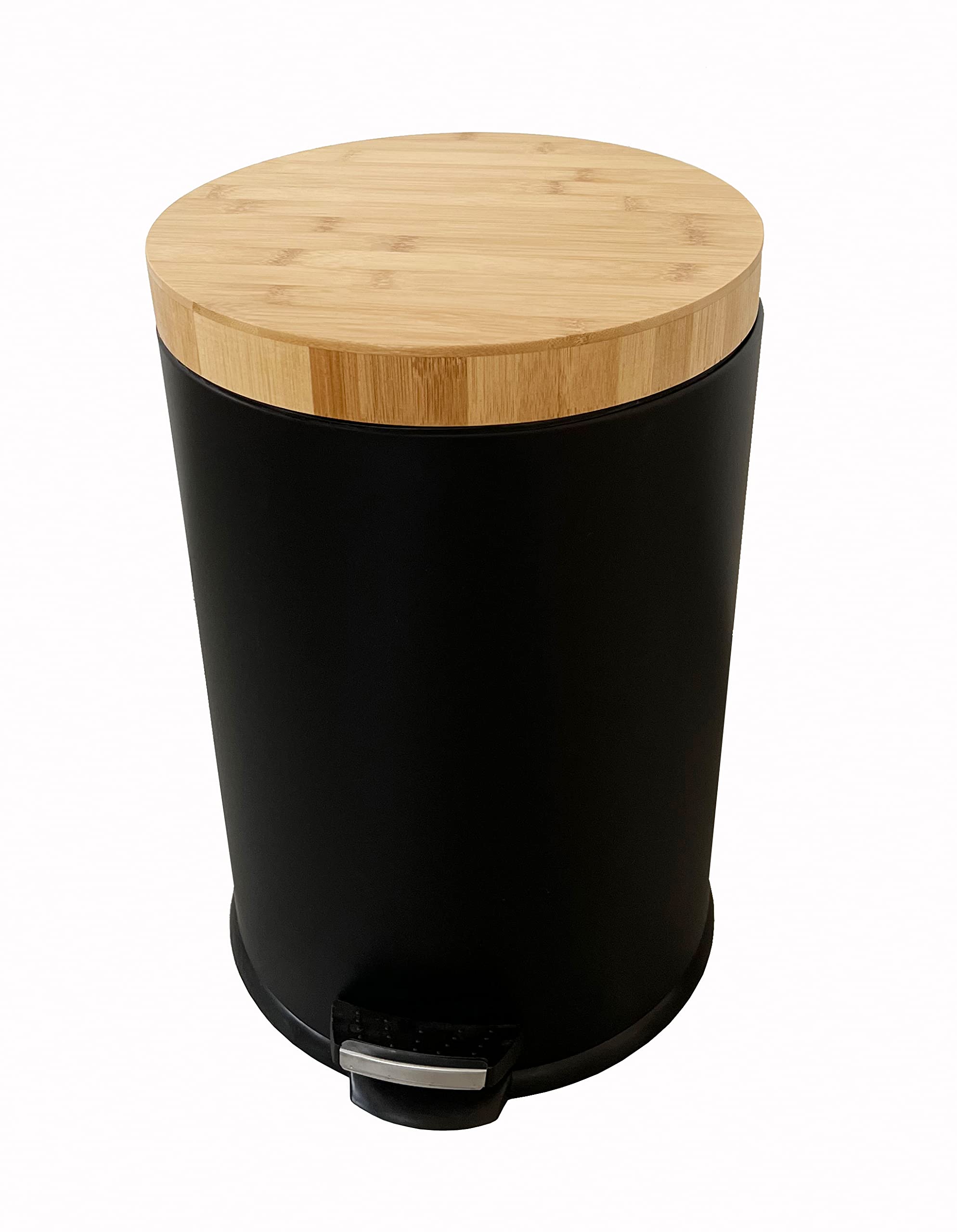 ADOB Abfalleimer Mlleimer Treteimer 20 Liter schwarz matt, Bambusdeckel,  herausnehmbarer Inneneimer, 90420 : Amazon.de: Gewerbe, Industrie &  Wissenschaft