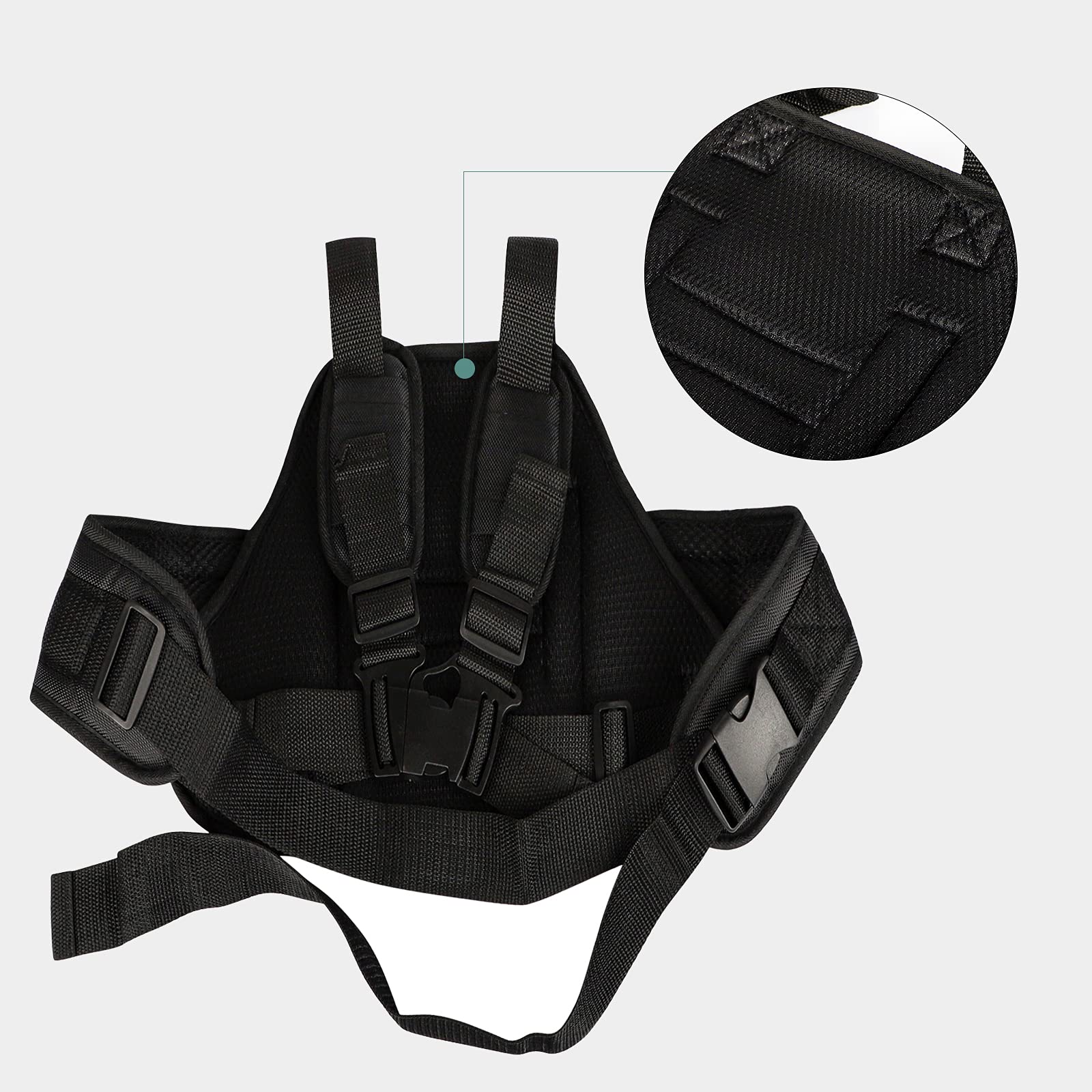 Harnais de Sécurité pour Enfants Moto Ceinture de Sécurité Moto Anti chute Réglable Respirant Harnais Moto avec Bande Réfléchissante Compatible avec Sièges Avant/Arrière pour Enfants de 2 à 10 Ans