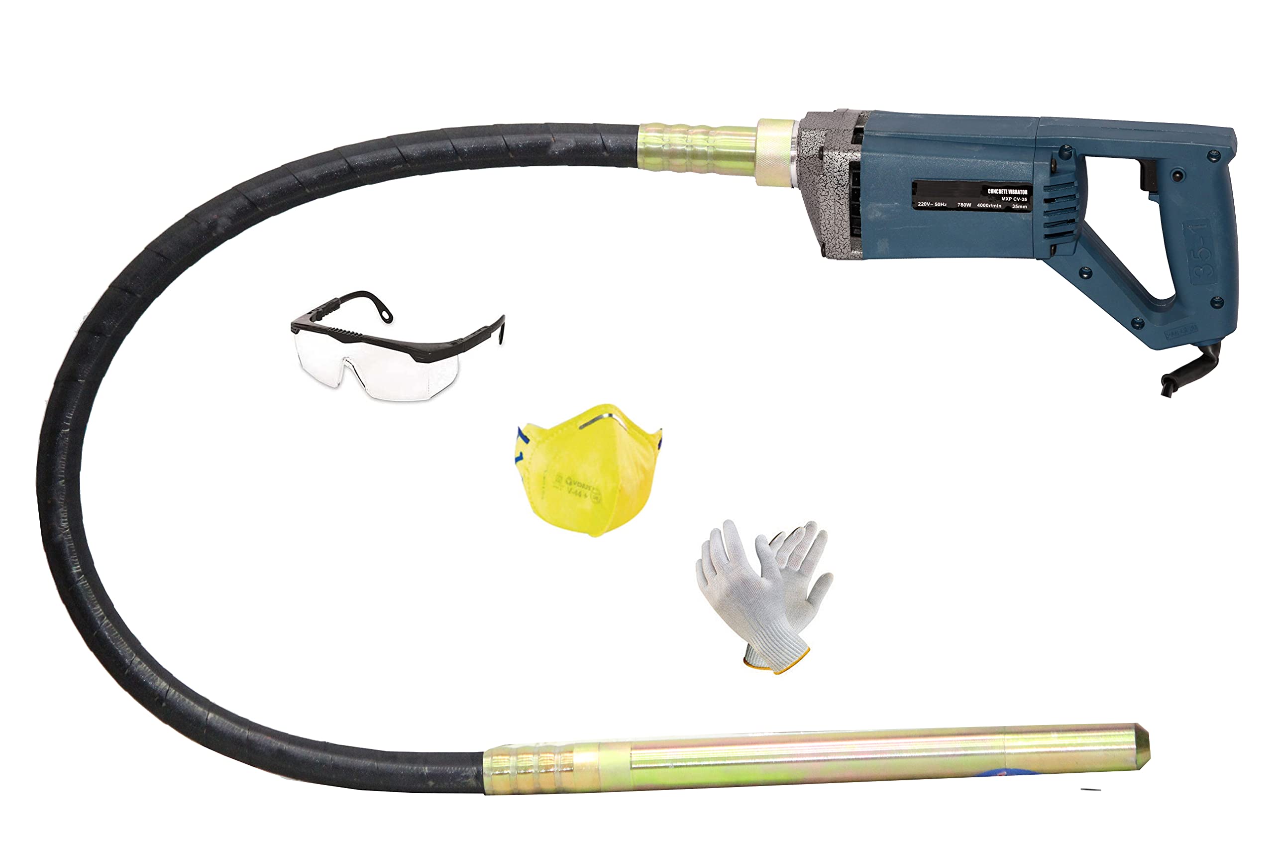 Buy Digital Craft Electric Concrete Vibrator 35mm Handheld Cement Soil