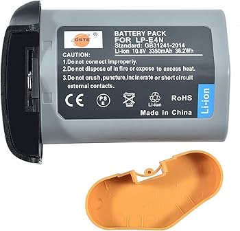Amazon.com : DSTE Replacement for LP-E4N Li-ion Battery Compatible Amazon.com : DSTE Replacement for LP-E4N Li-ion Battery Compatible