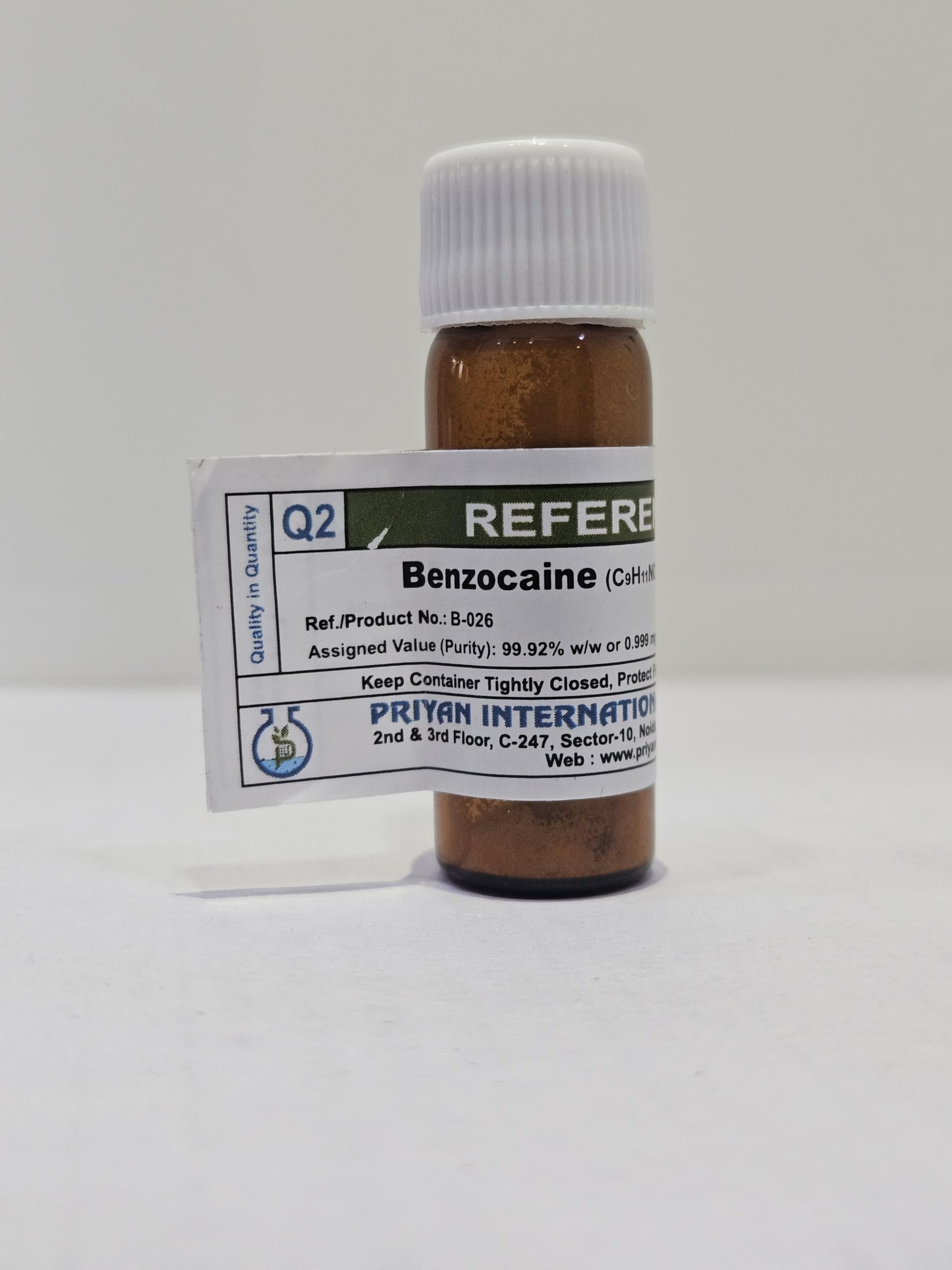 Benzocaine - Certified Reference Material (CRM)/ Traceable Working Standard (TWS), ISO: 17034 Accredited (4 * 100 mg)-picture-17