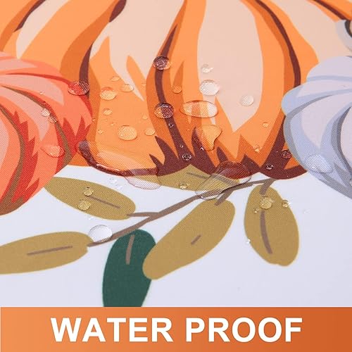 Miniatura 2 de homing - Mantel rectangular de Acción de Gracias con diseño de calabazas de otoño, mantel de tela de poliéster para decoraciones de cosecha, fiestas