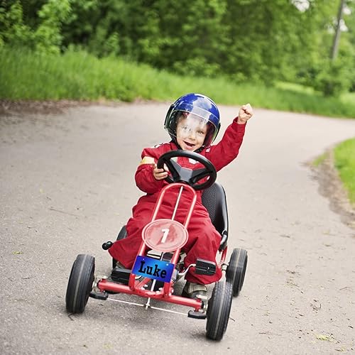 Miniatura 3 de Miniplaca personalizada de 4 x 2, 7 x 4, 12 x 6 pulgadas, novedosa placa de bicicleta pequeña personalizada para niños, bicicleta de juguete,