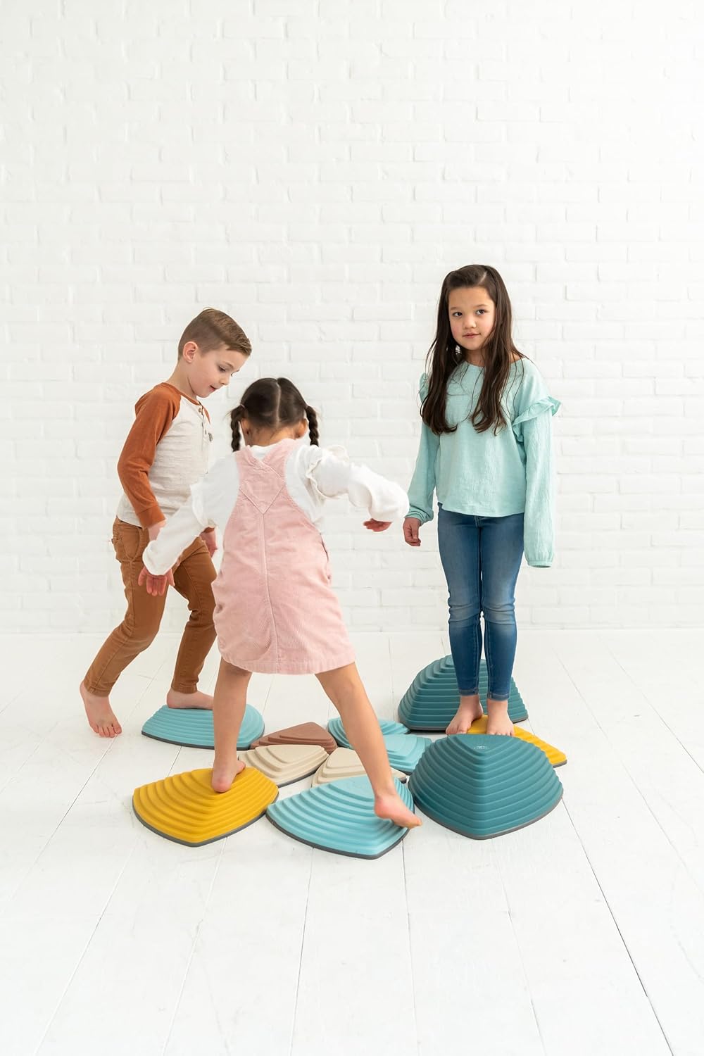 Everett & Avery Co. Sensory Stepping Stones for Kids - Set of 6 Premium Balance Stones for Obstacle Courses - Image 6