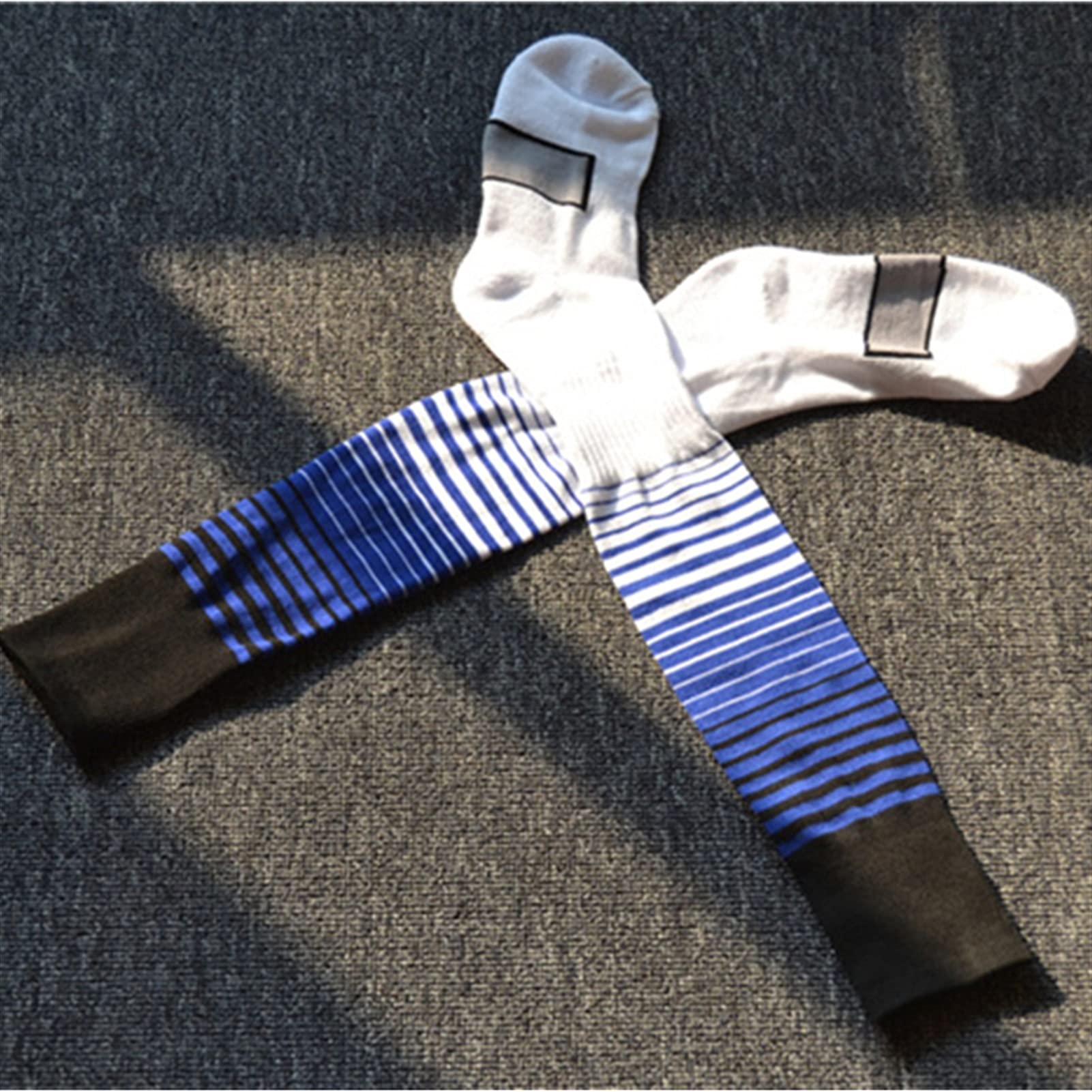 Sporting Men Football Soccer Calzini Addensare Asciugamani in cotone pettinati Calzini al ginocchio Tube Ginocchio Calze durevoli Calzini da ciclismo Calzini da ciclismo Calzini da basket da calcio
