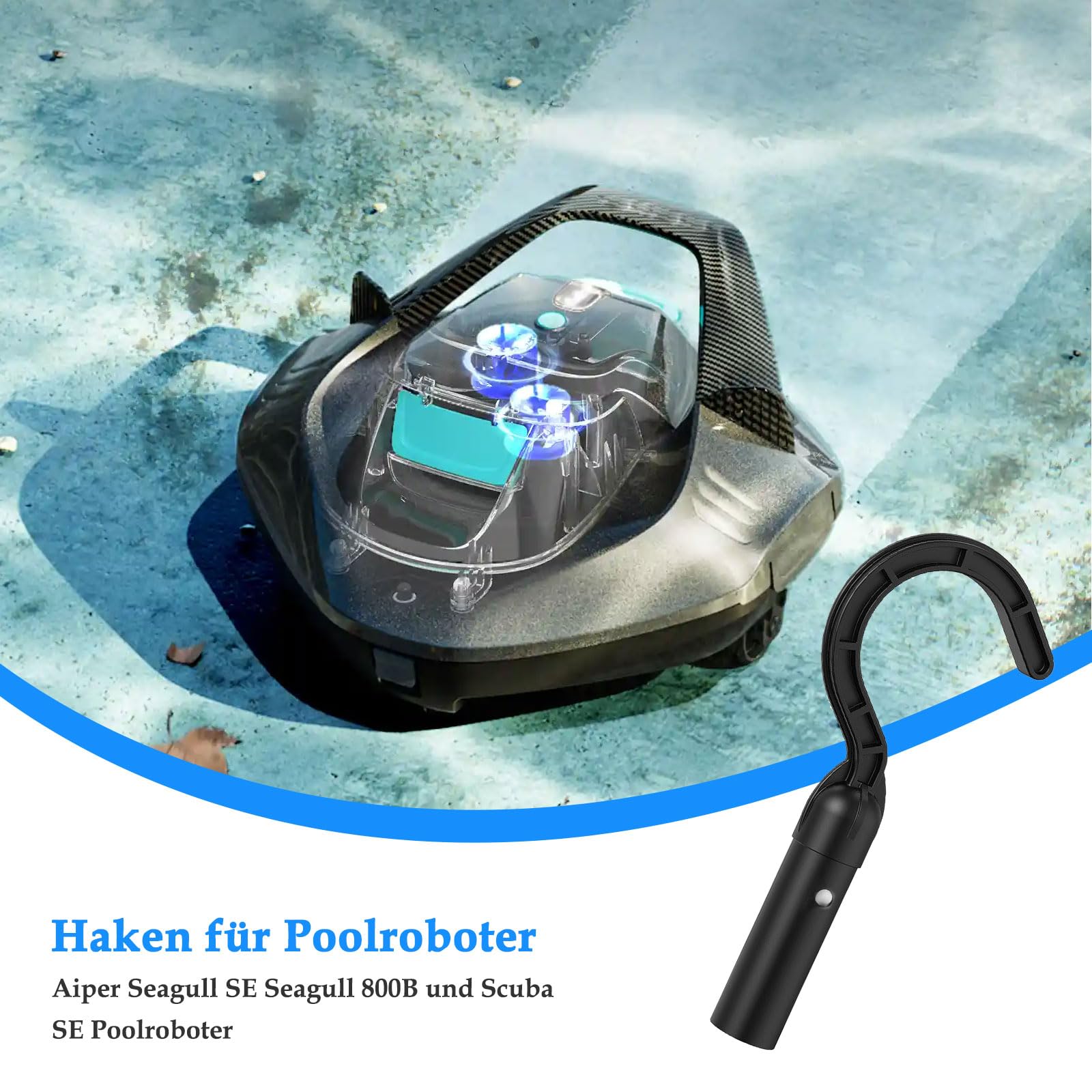 MULTIM Zubehörhaken für Seagull SE und Scuba SE Poolroboter Kompatibel mit Seagull SE Seagull 800B und Scuba SE Poolroboter
