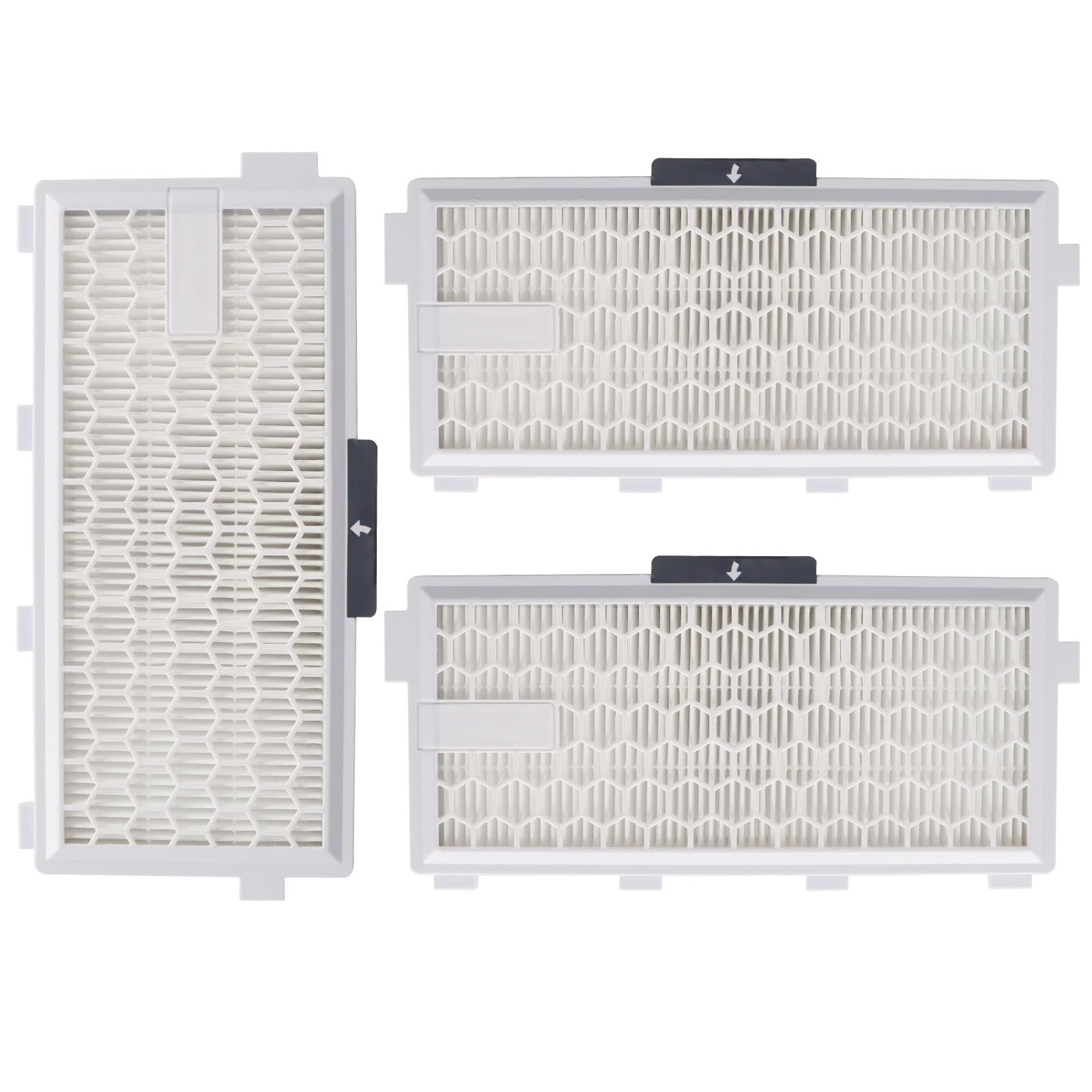 SwellV 3 Pack AirClean 50 Replacement Filter Compatible with Miele AirClean SF-HA 50 Filter for Model # S4, S5, S6, S8, S4000, S4999, S5000, S5999, S6000, S6999, S8000, S8999,Complete C2 & C3