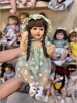 Amazon | 21 ''リボーンドール幼児の女の子人形ソフトシリコンライフ