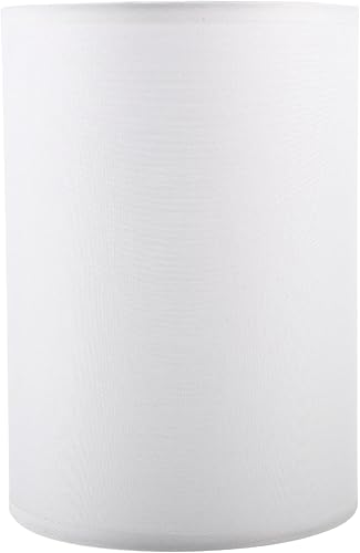 SEWACC Pantalla de lámpara pequeña, pantalla cilíndrica, pantalla de tela, tambor, pantalla de transición, tapa dura, con forma de imperio, lámpara