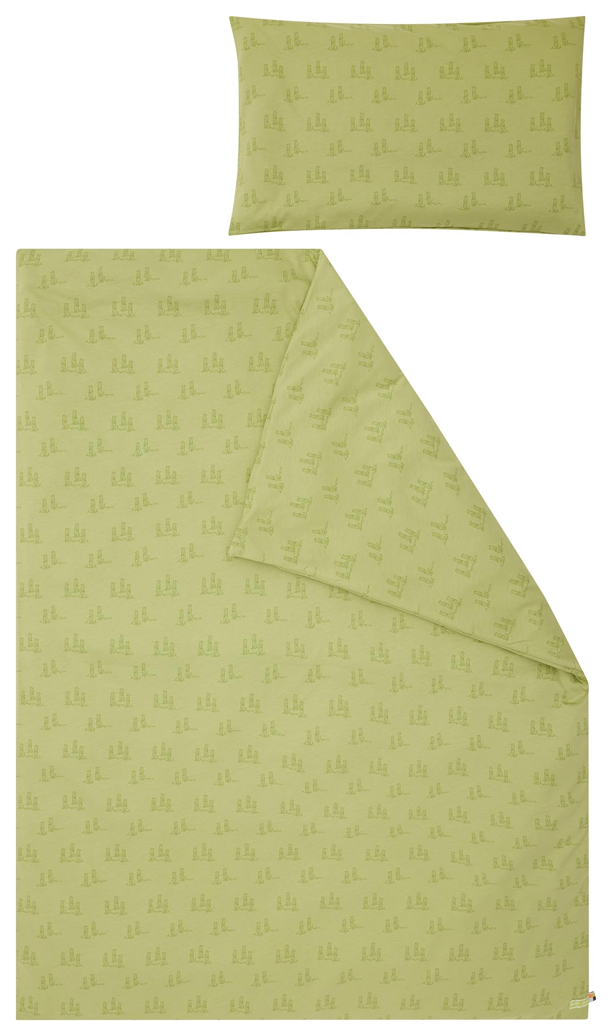 Kinder Jersey Bettwäsche-Set aus Bio Baumwolle 100 x 135cm, Kissen 40 x 60cm, GOTS zertifiziert