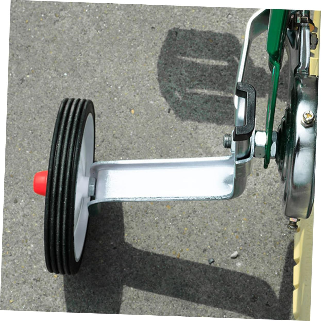 Mikinona Professional Wear-resistant Auxiliary Wheels for Bike and Flexible Glue Stable Rear Training Wheels Easy to Install Replacement Kit for Bicycle Safety and Balance