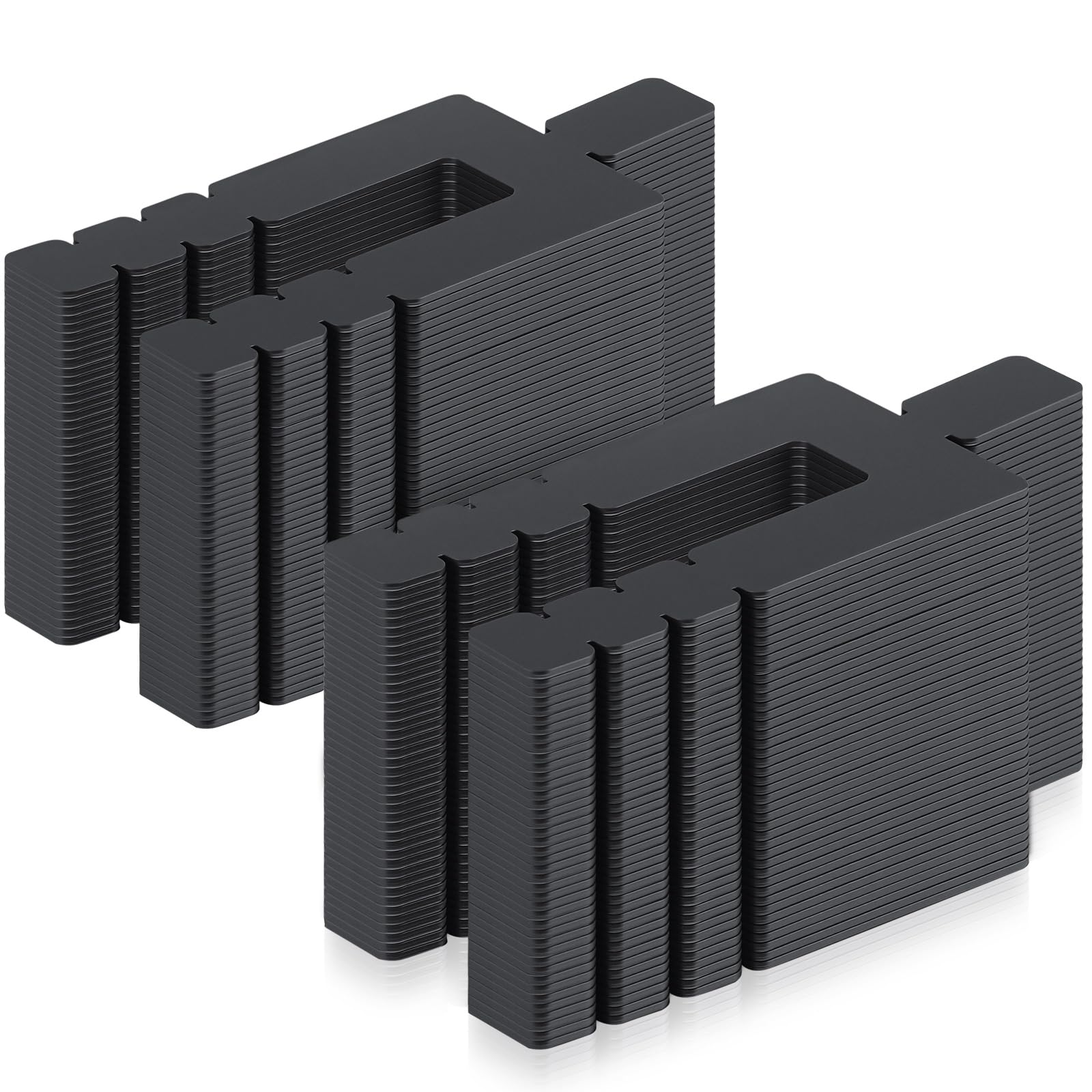 Photo 1 of Otoolling 250 Pcs 1/16" x 3-1/2" Stack Shims Bulk Stackable Black Shims for Windows & Doors