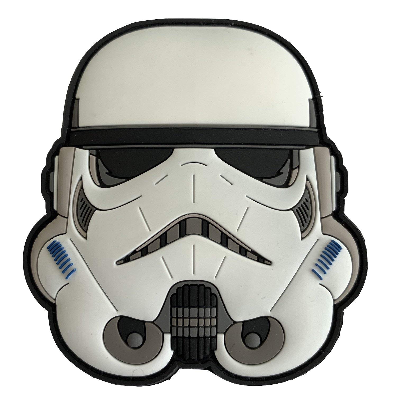 Patchlab Bucket 9 Trooper Helmet 3D PVC Rubber Morale Patch, Durable & Vibrant, Hook and Loop Attachment for Backpacks, Gears | EDC Cosplay Collectors & Enthusiasts, Multicolor, 3inches