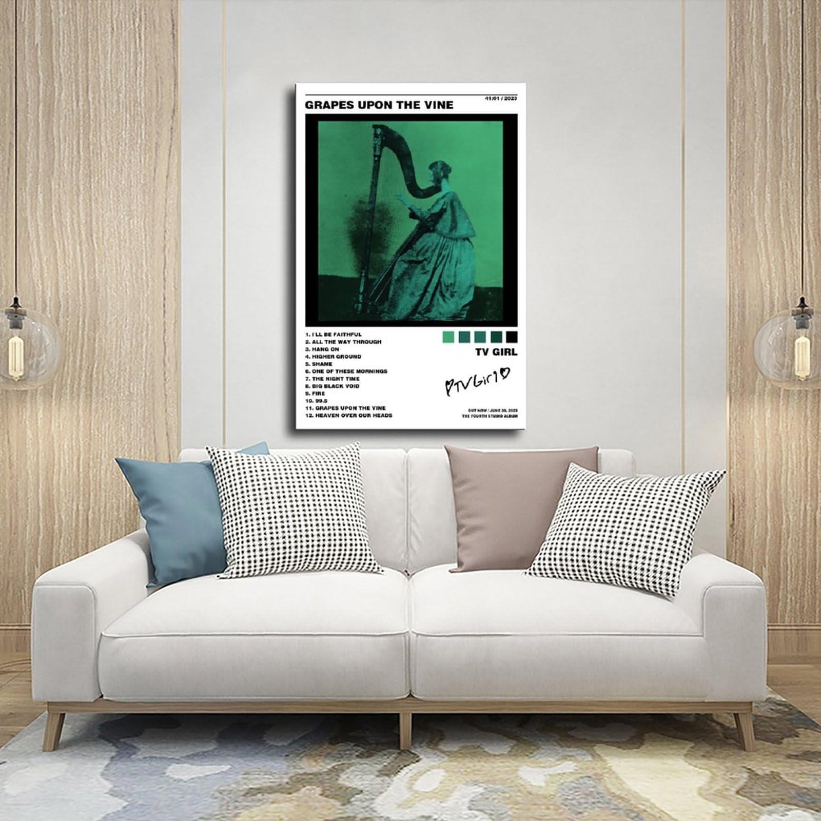 Amazon.com: Radioisld TV Girl Poster Grapes Upon The Vine Band