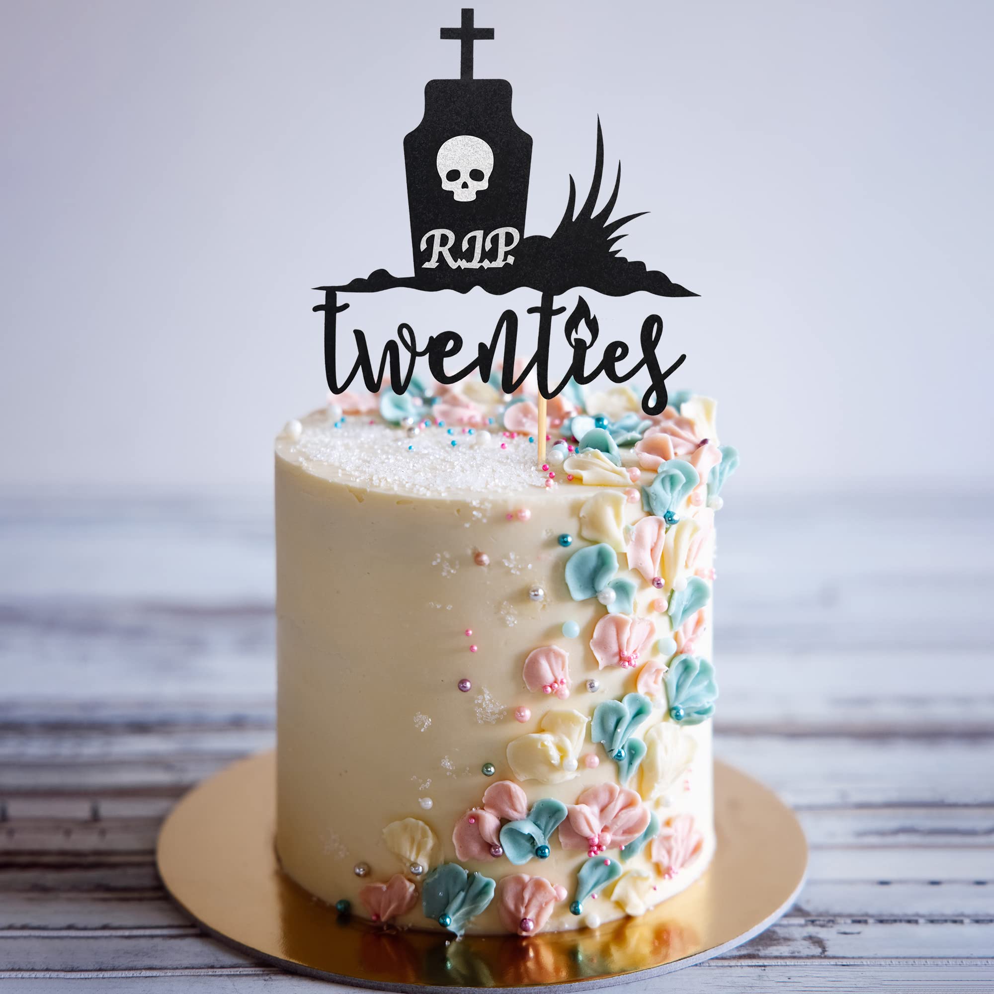 30. Geburtstag Cake Topper 'Rip Twenties' - Lustige Tortendeko Für Den Runden Geburtstag