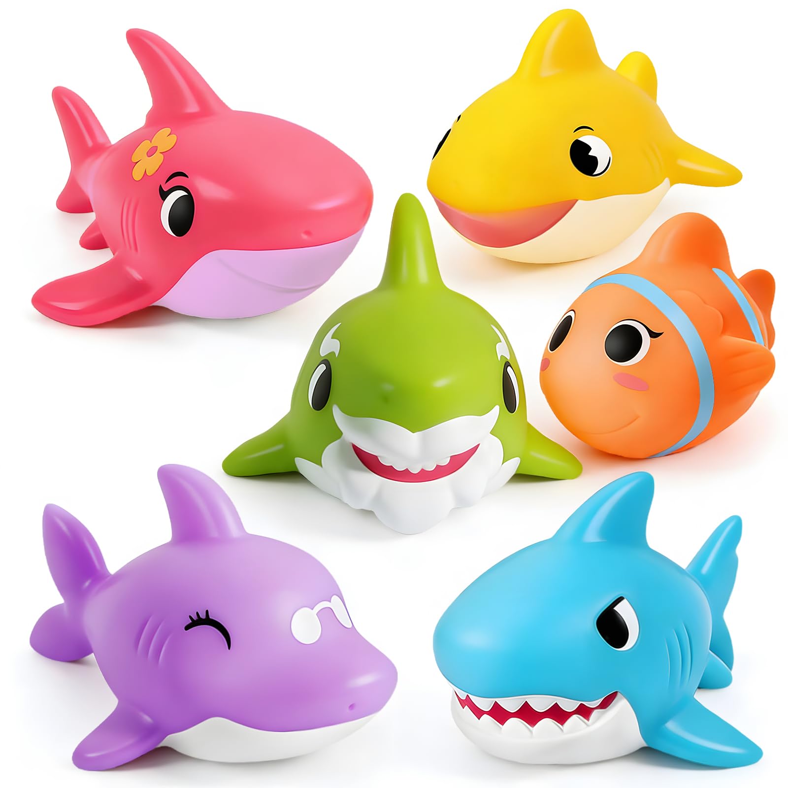 Hely Cancy Bath Toys for Kids - No Hole Baby Toys for 1 Year Old Infant Boys Girls, Shower Water Pool Toys