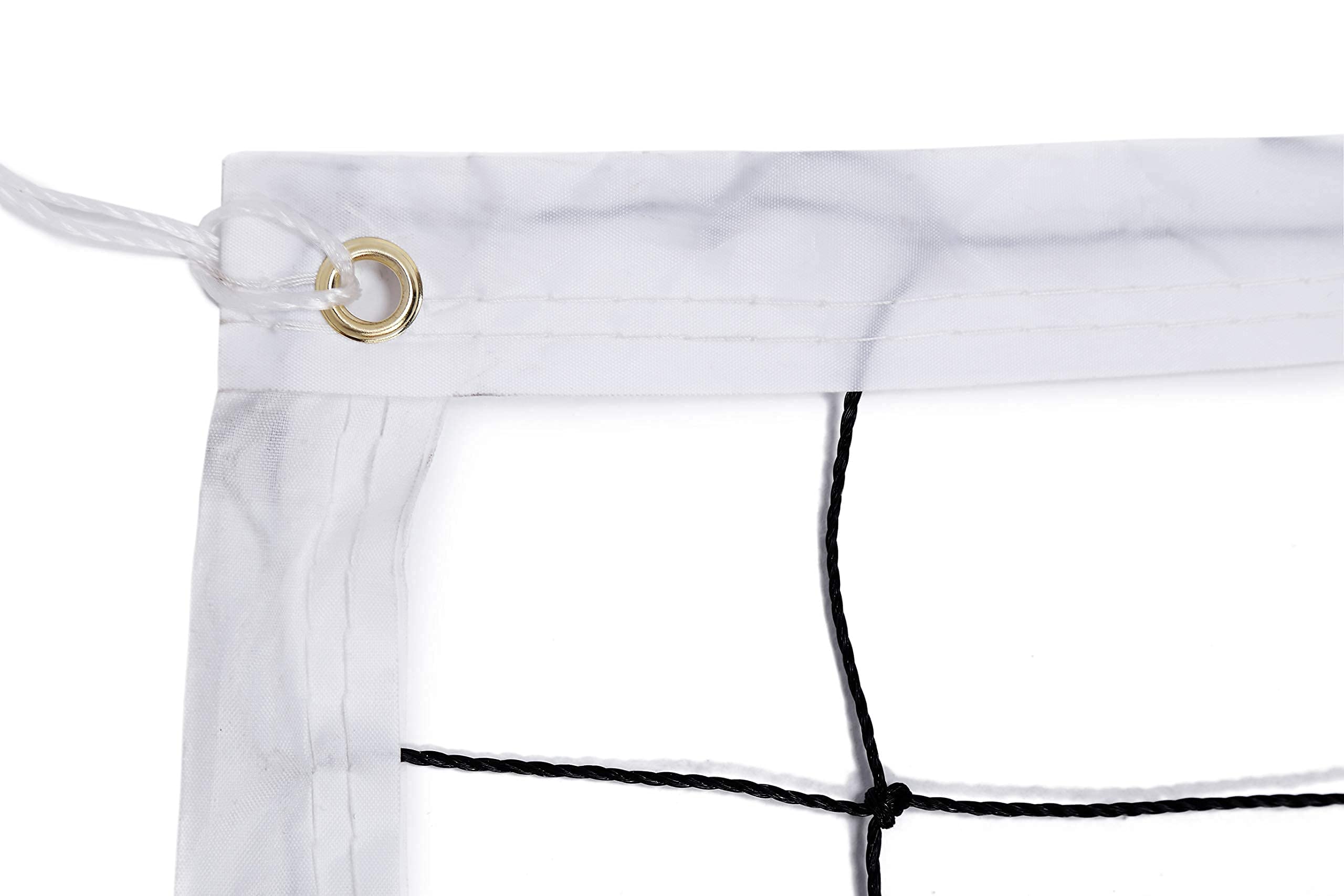 Rete da pallavolo per sport all'aperto, dimensione standard, portatile e pieghevole, con borsa per il trasporto, senza telaio, 9,5 m x 1 m