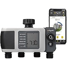 Orbit B-hyve XD 4-Port Smart Hose Watering Timer - App Controlled - Smart WeatherSense - Bluetooth Sprinkler Timer with Remote Control - Multi Outlet Yard Irrigation System - 24634