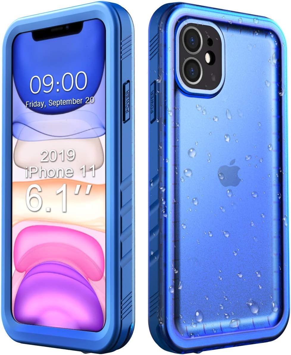 Cozycase for iPhone 11 Waterproof Shockproof Case with Screen/Camera