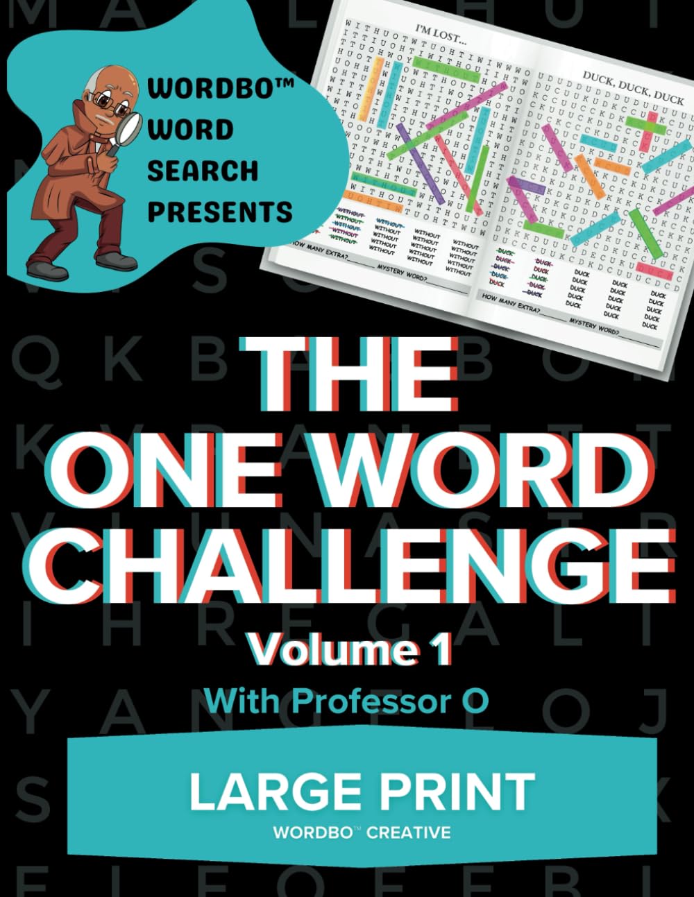 Wordbo Word Search Presents: The One Word Challenge with Professor O: Volume One
