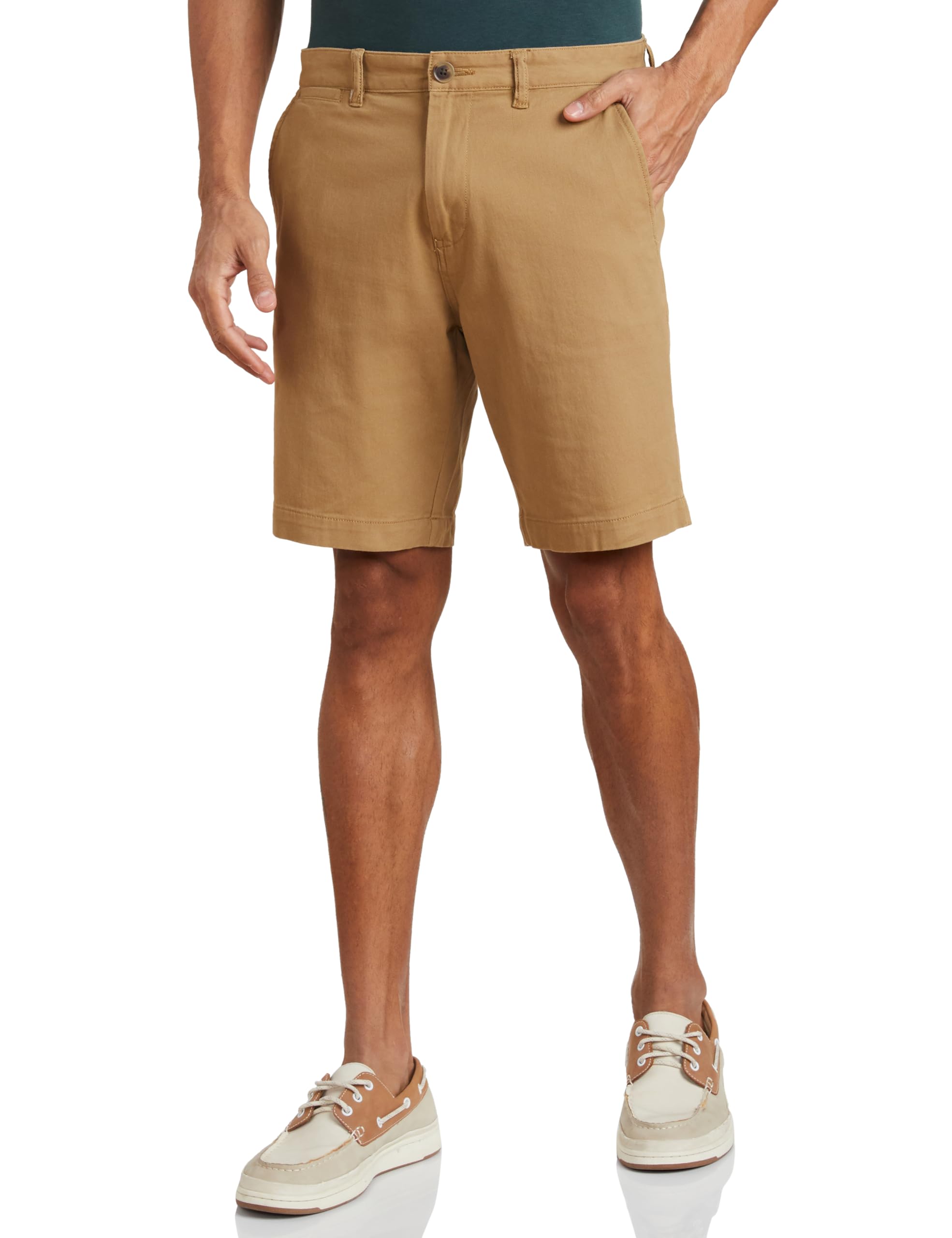Amazon Brand - Symbol Men's Cotton Rich Stretchable Regular Fit Chino Shorts |Slant Pockets-image-38