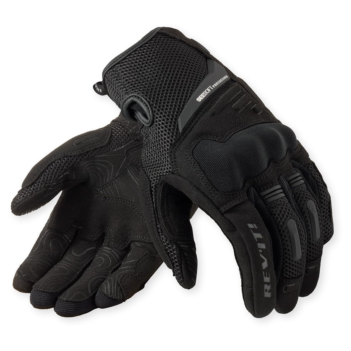REV'IT! Revit Cavern Guanti da moto da donna, sabbia/nero, XS
