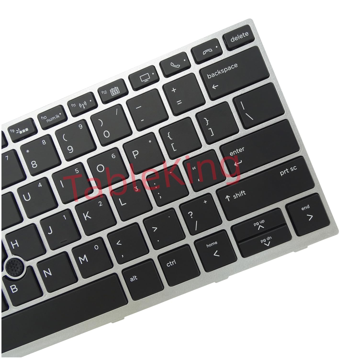 Zapasowa srebrna podświetlana klawiatura do HP EliteBook G5 830, 836, 730, 735, 735 G6 (US English, podświetlenie)
