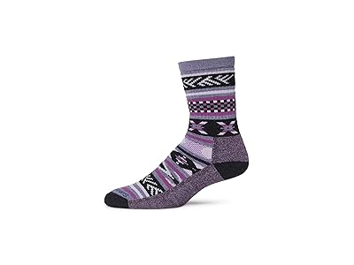 Smartwool Everyday Cabin Games Crew Socks Knee High Socks Shoes Chalk Violet : LG (US Men