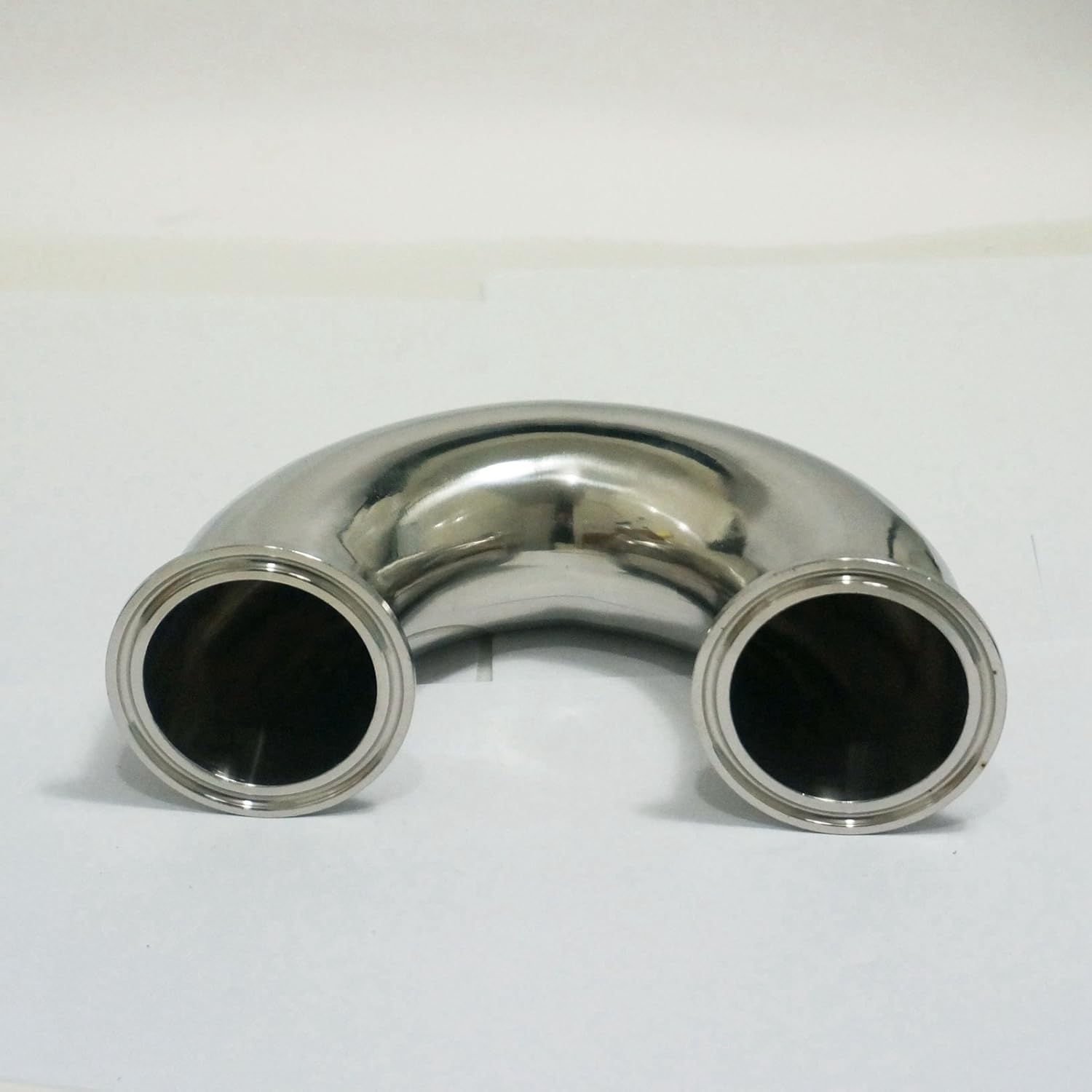 51mm O/D 2インチ トライクランプ 304 ステンレススチール フェルール 180度 ベンド エルボ 3パイプ継手 自作用