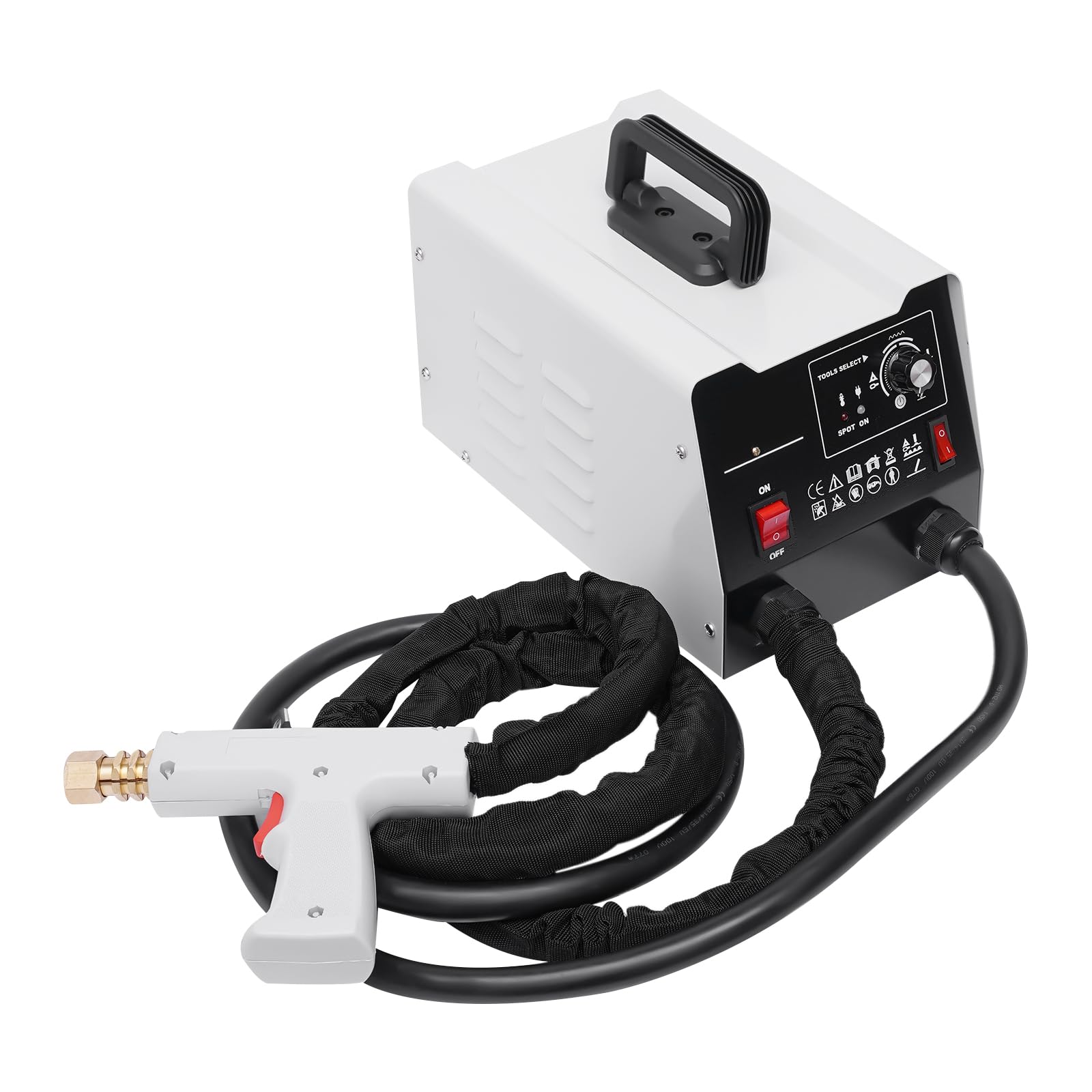 Karosserie Ausbeulspotter, 3500Amp 220V Automatisches Dent Puller Punktschweißgerät kfz Ausbeulreparatur Spotter Professionelle Schweißgerät Multimodal Reparatur Kit für Karosserie-Reparatur
