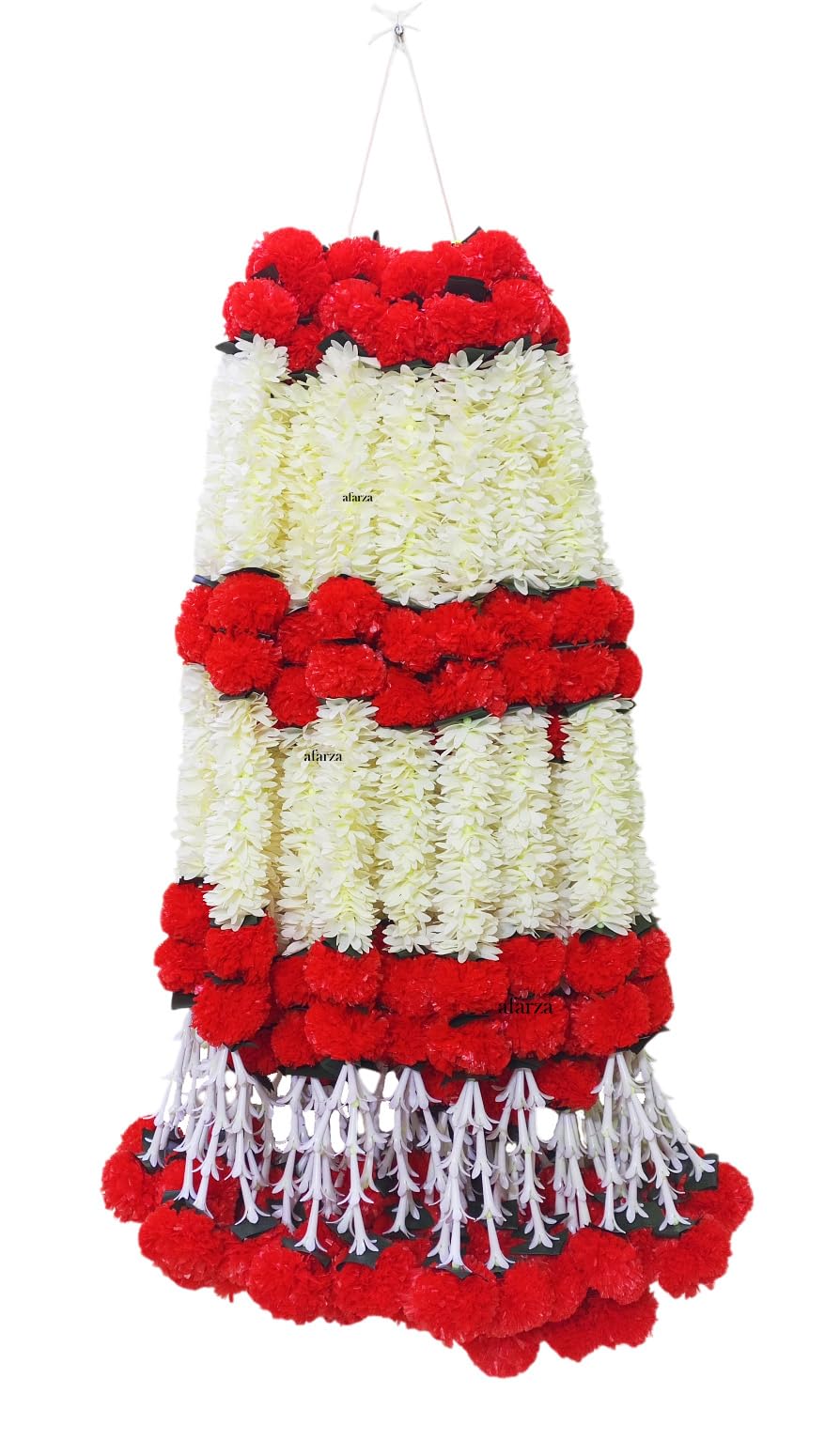 afarza Toran for Door Side Entrance Hanging Artificial Marigold Flower Garlands Latest Home Decoration Latkan 2 Piece (30 inch, red) (B0CN6VTDSC) Amazon Price History, Amazon Price Tracker