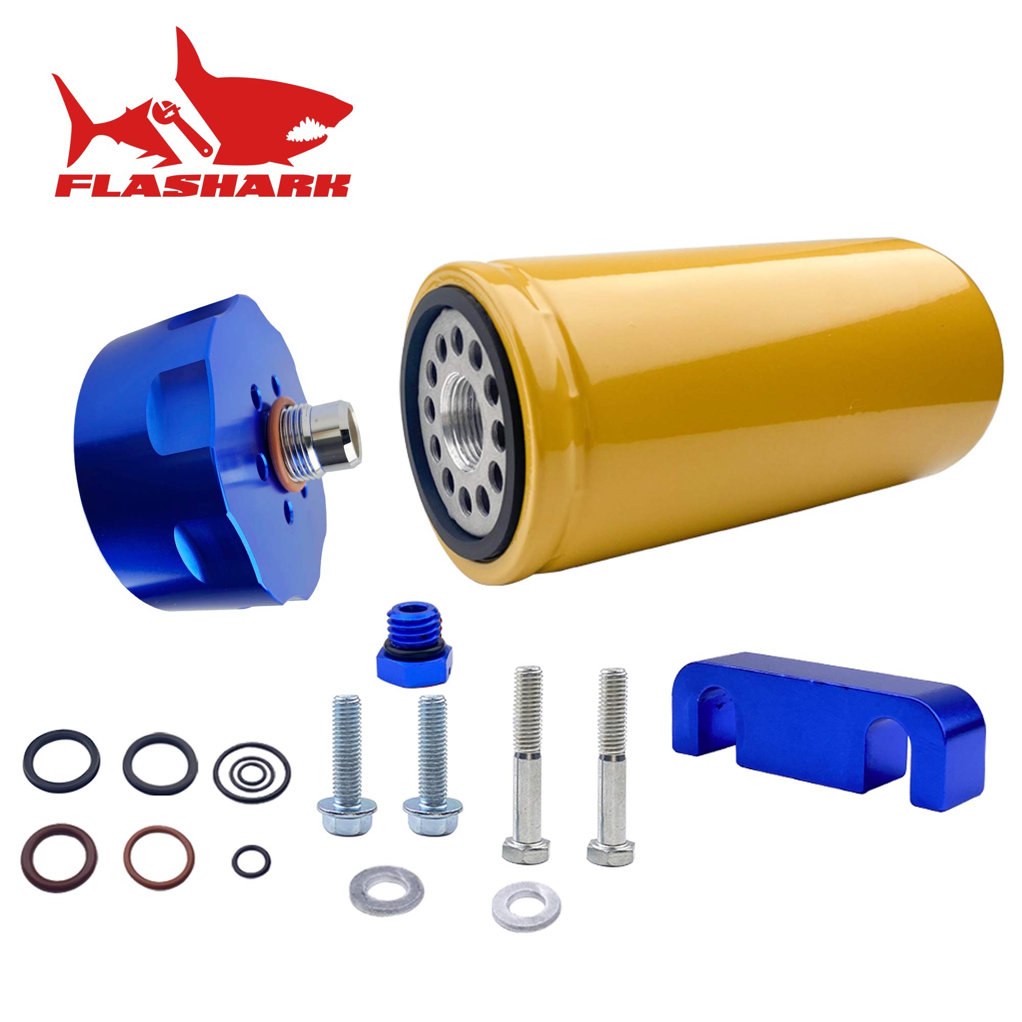 Buy 1R0750 GM Chevy GMC Duramax 6.6L Diesel Fuel Filter & Adapter Kit