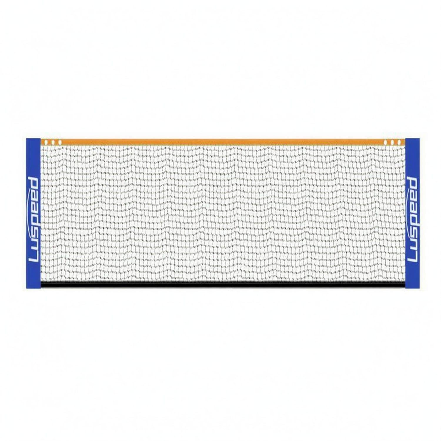 Blue Side Sleeves Portable Sports Net 0.76 M Tall Mesh Sports Net Black and Orange, 31M Net-image-0