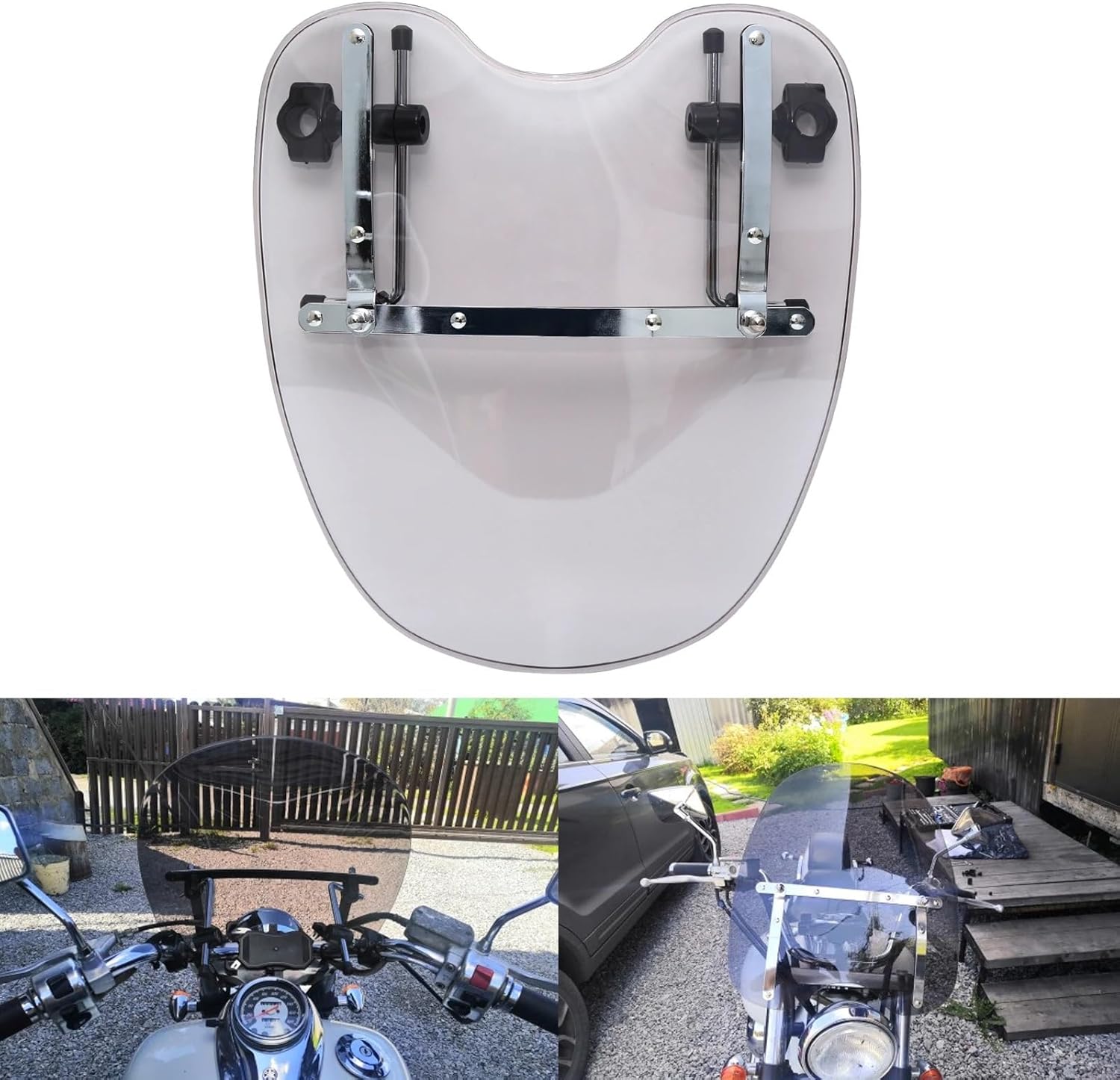 アデフレクター風防 ホンダシャドウに適合。ハーレーダビッドソンダイナファットボーイXL883 1200 X48 72に適合。オートバ