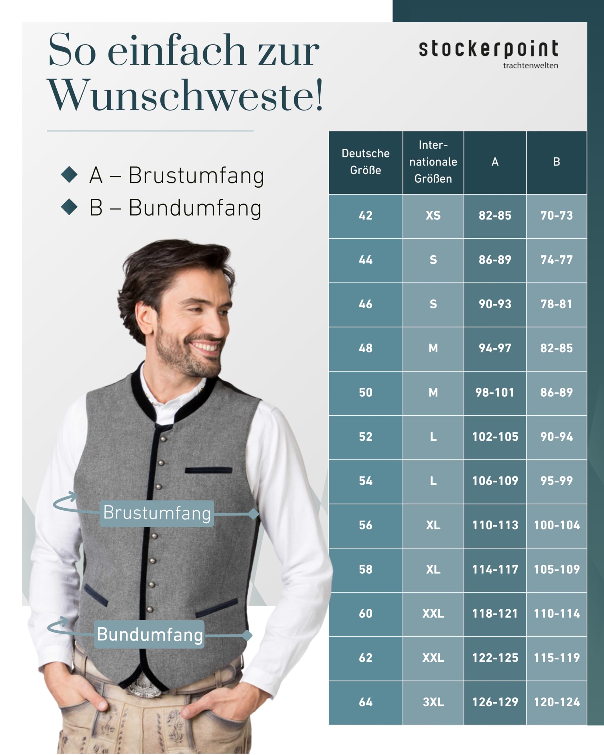 Stockerpoint Trachtenweste Alonso