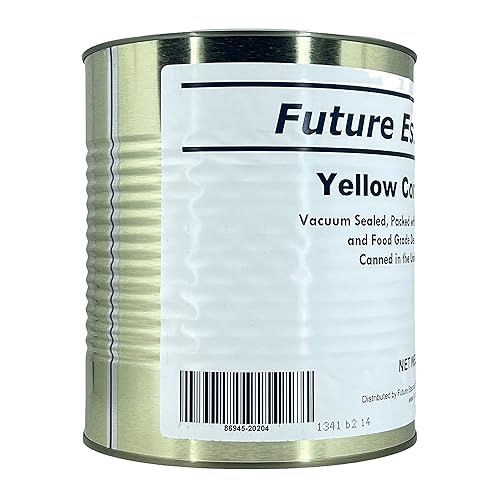 Miniatura 3 de Future Essentials - Harina de maíz amarillo, 1 media caja6 latas, almacenamiento a largo plazo (20 años de vida útil), suministros de emergencia,