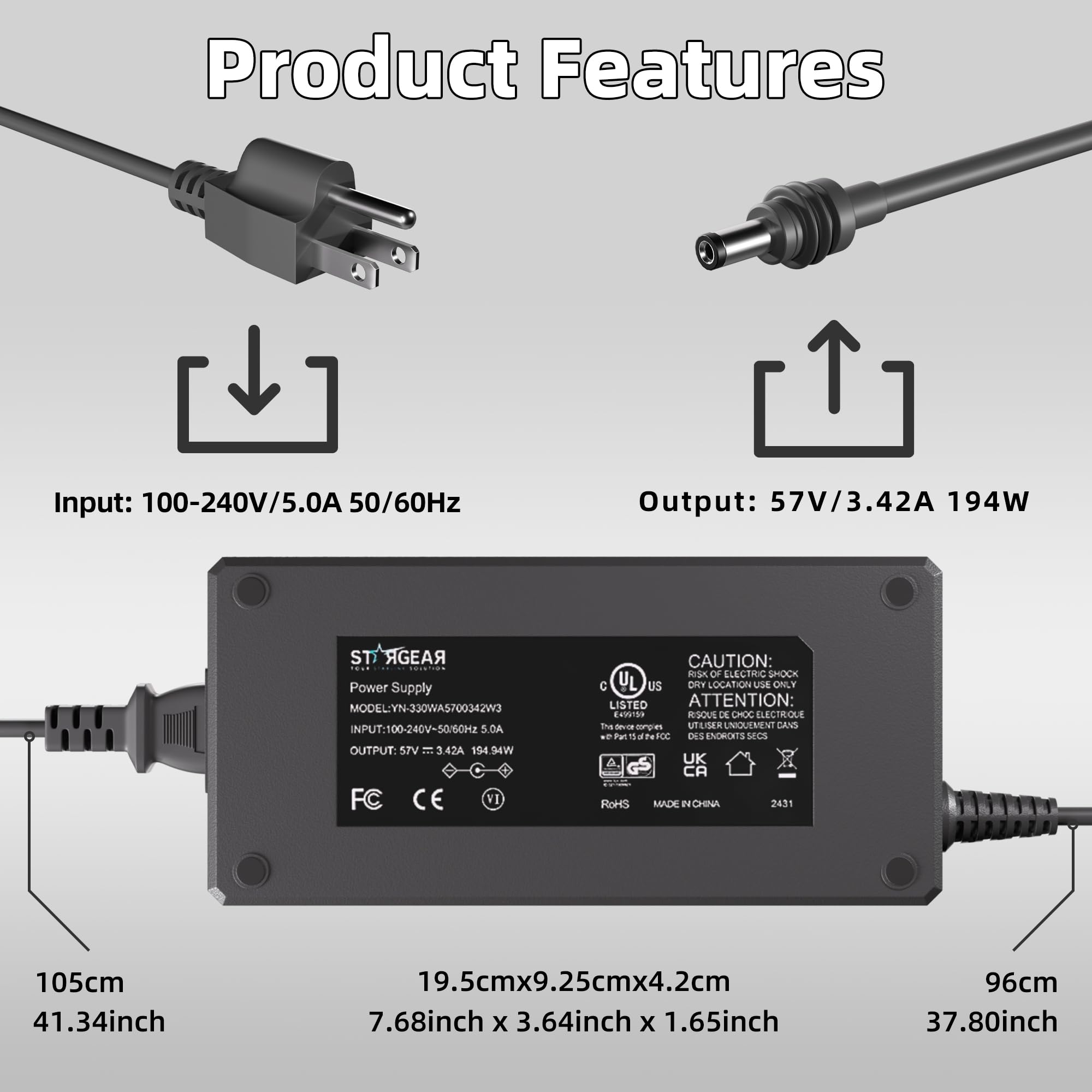 Starlink Gen 3 Dc Power Supply Starlink Gen 3 Power Supply Adapter - UL ...