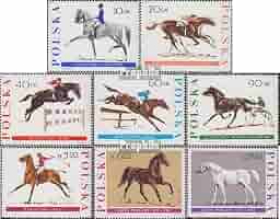 Prophila Collection Briefmarken Polen 1967 Pferdesport – Komplette Ausgabe 1740-1747, Postfrisch MNH