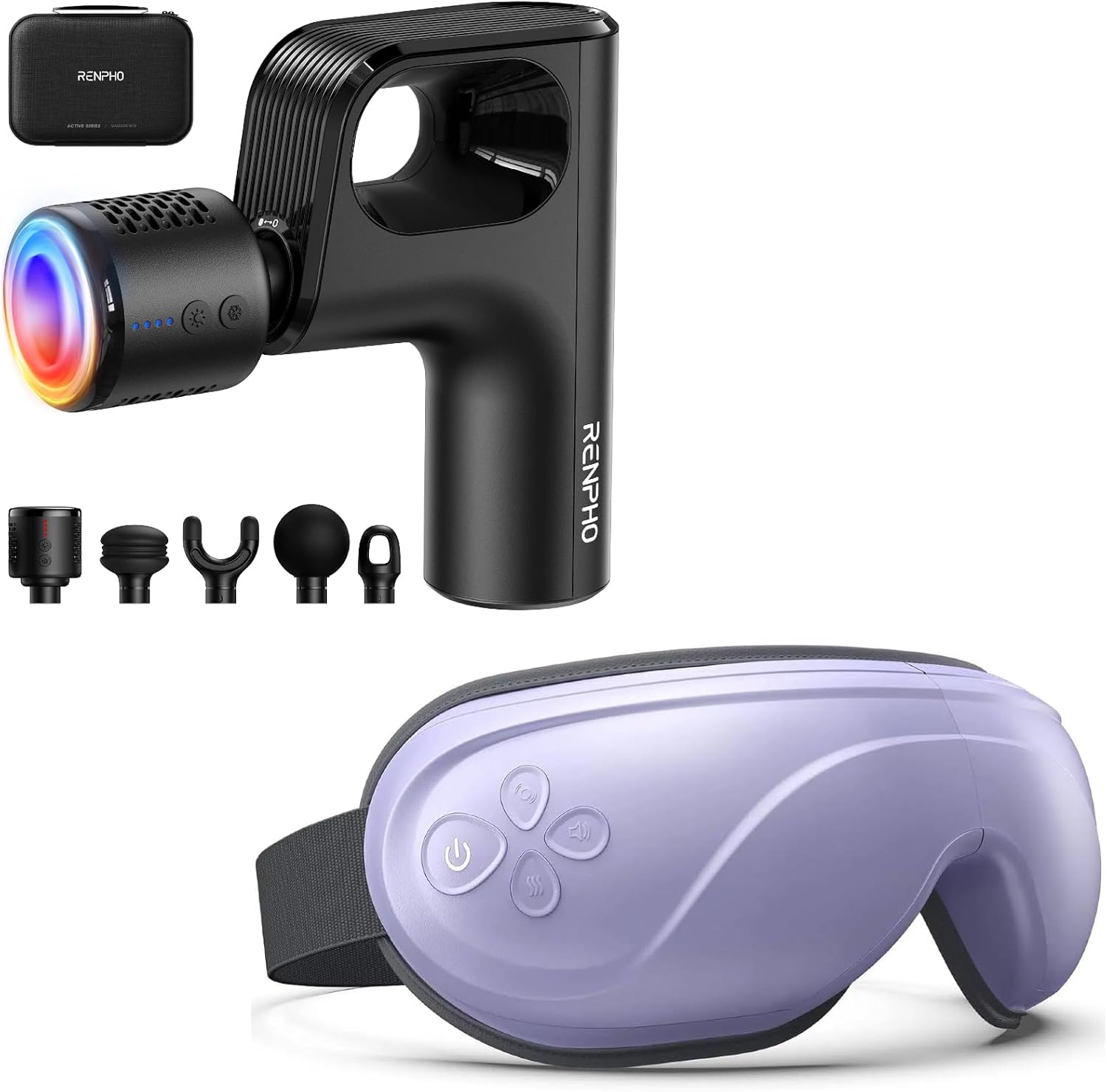 RENPHO Eye Massager, Active Mini Thermacool Massage Gun