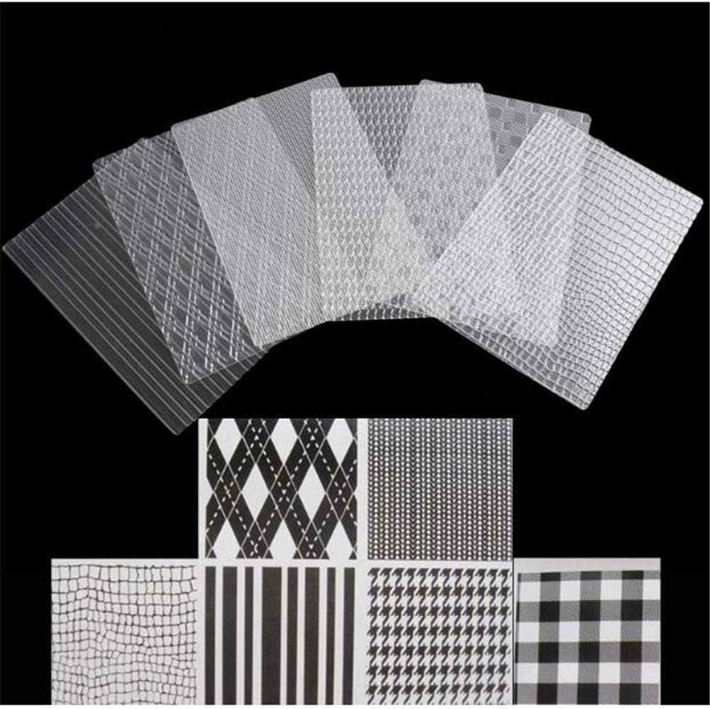 6pcs Fabric Texture Sheet Set, Bakeware Cookie Sugar Craft Decoration Texture Mat, Baking Tools Fondant Cake Mold, Transparent Embosser Mould, Cake Broder Decoration Molds, Plastic Cake Lace Mat