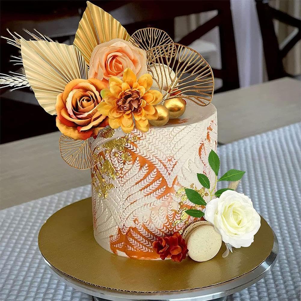 Shirene Fleurs Séchées,Fleurs Séchées pour Gâteaux,Bouquet de Fleurs Séchée Bohème pour Décoration de Gâteaux,Feuilles de Palmier Dorées,Décoration Naturelle pour Gâteauxs de Mariage,Anniversaire Shirene Fleurs Séchées,Fleurs Séchées pour Gâteaux,Bouquet de Fleurs Séchée Bohème pour Décoration de Gâteaux,Feuilles de Palmier Dorées,Décoration Naturelle pour Gâteauxs de Mariage,Anniversaire