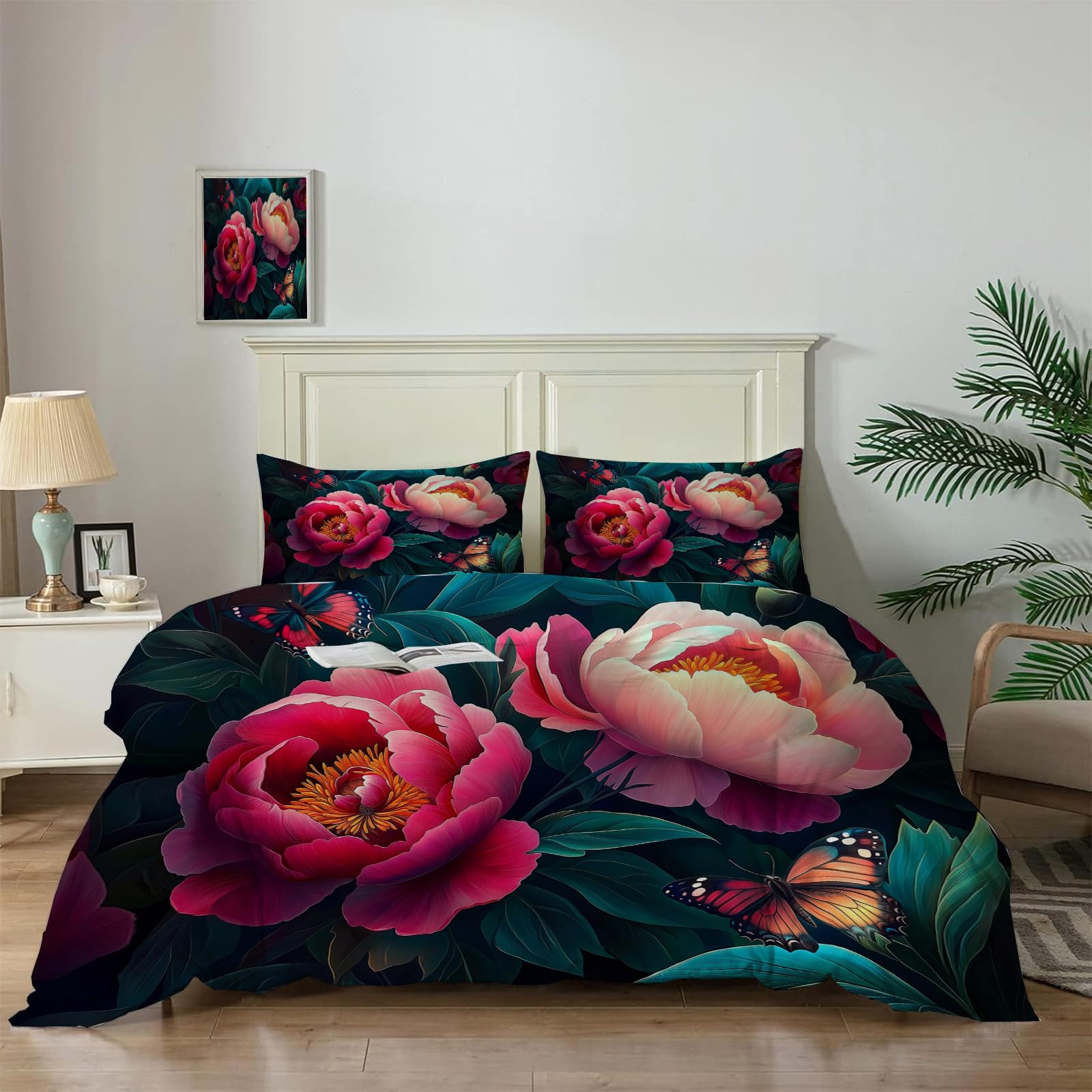 Housse de couette 260 x 240 avec fermeture éclair pour changer facilement votre lit en microfibre