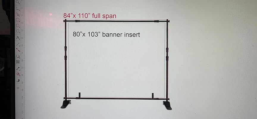 Aktop 10 X 8 FT Heavy Duty Backdrop Banner Stand Kit Adjustable - View #4