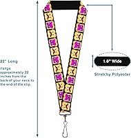 Vista 3 de Buckle-Down Cordón de 1.0" mantequilla de maní con bigote y gelatina