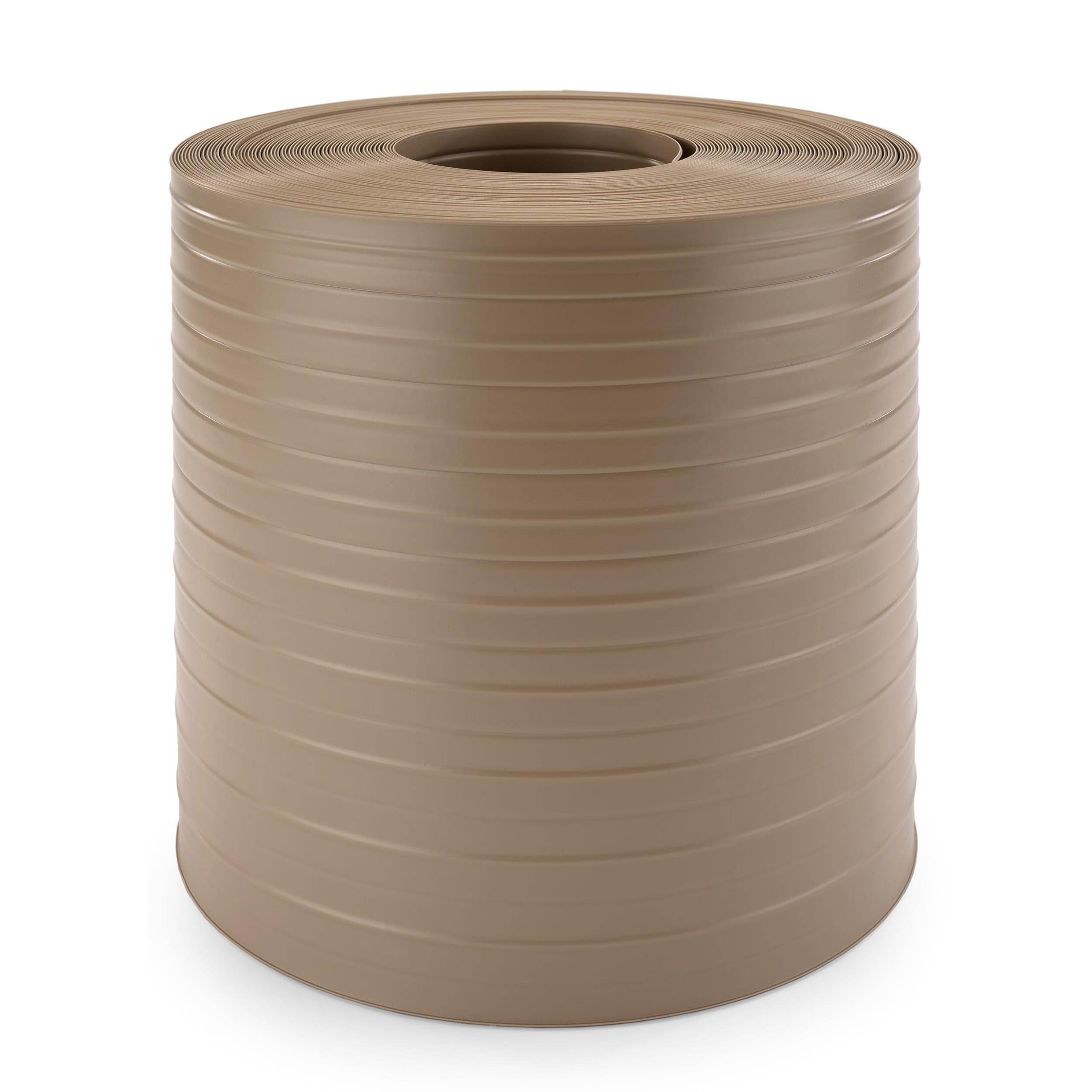 Quest Sichtschutzstreifen 19 cm Hart-PVC - 26 m, Beige,