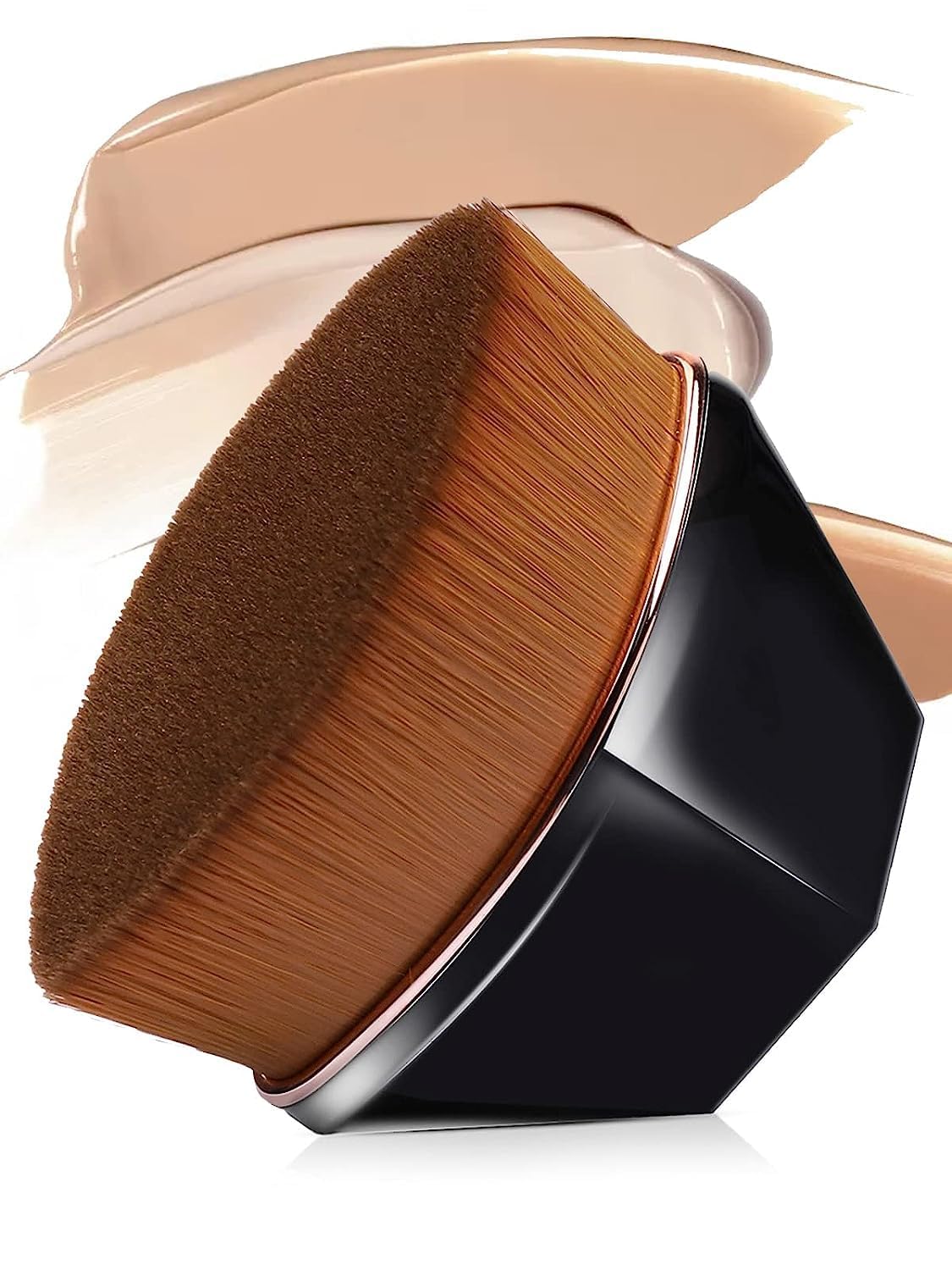 Foundation Makeup Brush Flat Top Kabuki Hexagon Face Blush Liquid Powder Foundation Brush for Blending Liquid, Cream or Flawless Powder Cosmetics-picture-45